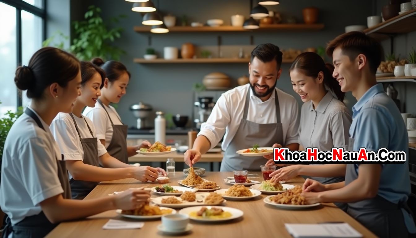 Cách Đào Tạo Nhân Viên Phục Vụ Quán Ăn Chuyên Nghiệp