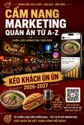 Cẩm Nang Marketing Quán Ăn Từ A-Z: Kéo Khách Ùn Ùn 2026-2027